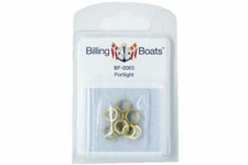 Billing Boats BF0065 - OBLO' IN OTTONE - 8 mm - 10 pcs