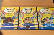 Lotto 3 DVD Pippi Calzelunghe numeri 1 2 3