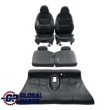 Sedili Mini R52 Cabrio Sport Panther Pelle Nera Sedili Anteriori Posteriori
