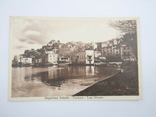  VECCHIA  FOTO ANGUILLARA SABAZIA LAGO SABATINO LAGO BRACCIANO  CARTOLINA 1934 