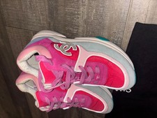 Pink Blue Gray and white