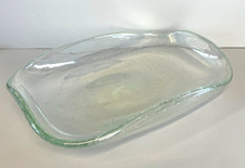 ANTICO VASSOIO CENTROTAVOLA VETRO MURANO ATT ARCHIMEDE SEGUSO BOLLE STRASPARENTE