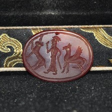 Antico sigillo intaglio - , in