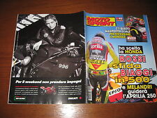 MOTOSPRINT 1999/45 TEST DUCATI MONSTER  VALENTINO ROSSI 