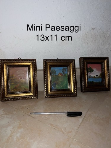 Tris mini quadretti paesaggi - tris,