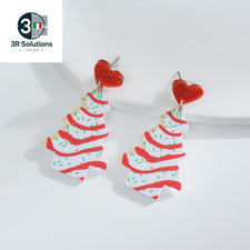 1 Pair Christmas Earrings