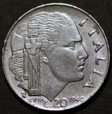 Italia 20 Centesimi 1940