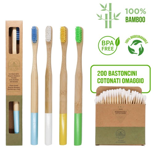 Set spazzolini bamboo - set,