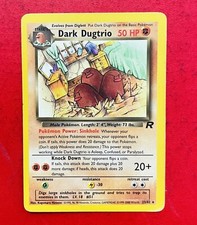 Lotto Carte Pokemon Dark Dugtrio 23/82 Team Rocket Raro Eng