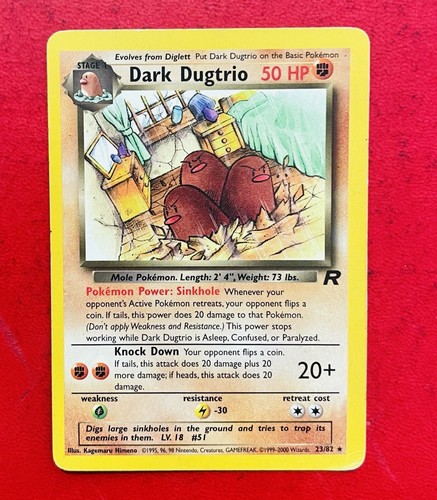 Lotto carte pokemon dark - carte,