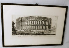 PIRANESI INCISIONE ANFITEATRO DI POLA IN ITRIA VICINO AL MARE TAV 23