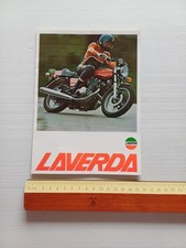 Laverda produzione moto modelli 1978 depliant italiano originale