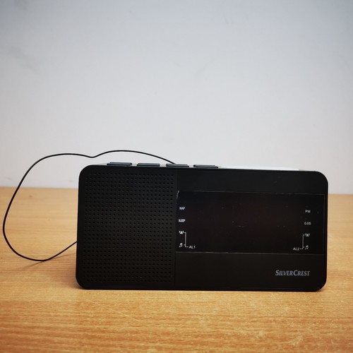 Silver crest radio - silver, sveglia