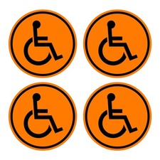 Adesivi Disabili Invalidi Kit