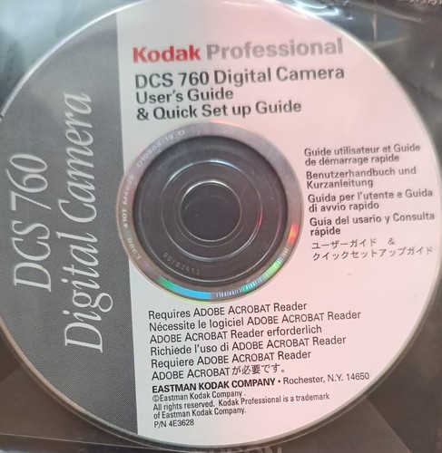 Kodak professional dcs 760 - kodak, cd