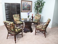 Rattan Dining Set 5 Pieces