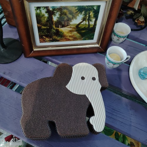 Scatola cartoncino elefante - scatola,