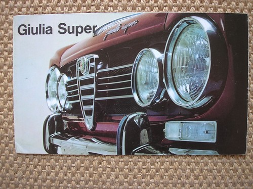 Alfa romeo giulia super - alfa, sales