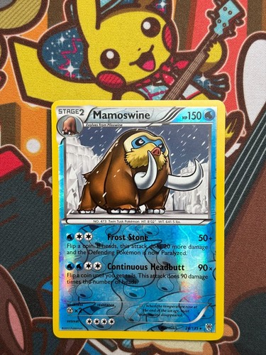 Carte pokemon mamoswine - pokemon,