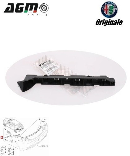 Staffa paraurti posteriore - staffa,
