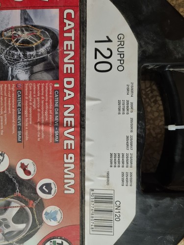 Catene neve nuove 9mm - catene,