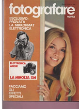 RIVISTA FOTOGRAFARE OTTOBRE 1972 MINOLTA XM