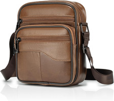 Borsello Uomo Tracolla Pelle