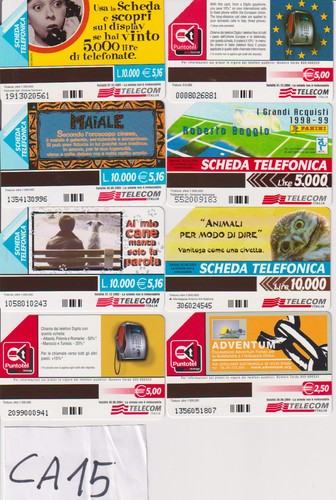 Lotto carte telefoniche - lotto,
