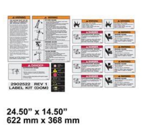 Jlg 2902522 kit decalcomanie - jlg,