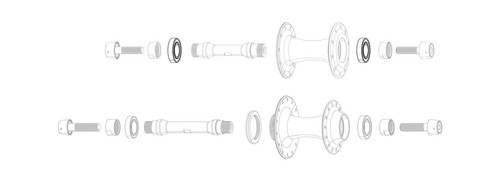 Zipp cuscinetti del mozzo - zipp,