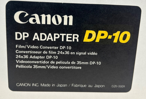 Canon adattatore 35mm - canon, dp-10