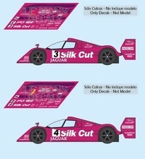 Decals Jaguar XJR-14 Le Mans 1991 1:32 1:43 1:24 1:18 XJR 14 slot calcas