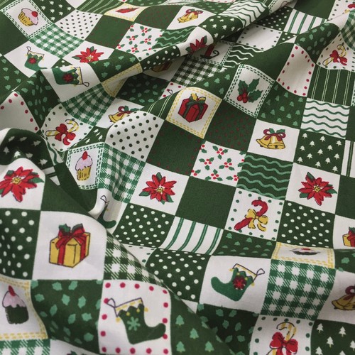 Quadrati patchwork natalizi - patchwork,