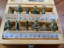 Punte Frese 11 Pezzi Carbide-Tipped Multi-Purpose Router Bit Set, 11-Piece