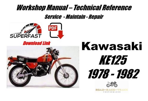 Kawasaki ke125 125 - ke125, manuale