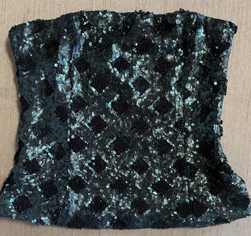 Top bustier zara - m, verde