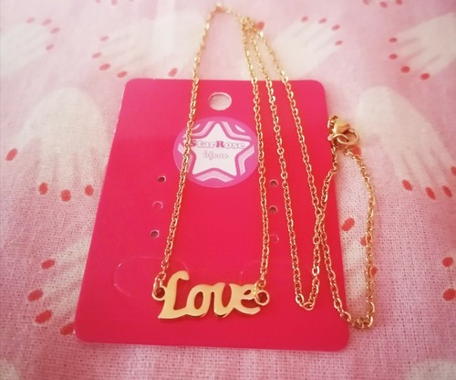 Collana ciondolo amore love - collana,