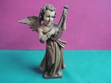 ANTICO  ANGIOLETTO LEGNO FOGLIA ORO -FINE 800 - LACCATURA ANGELO STATUA EX VOTO