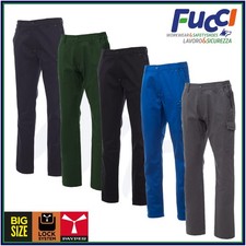 Pantaloni da Lavoro Uomo Donna Invernali Payper Power Blu 100% Cotone