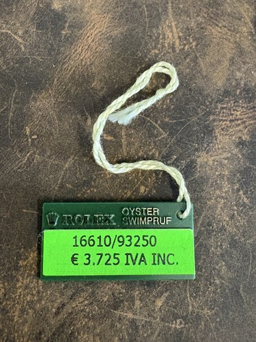 Rolex green swing - swing, tag