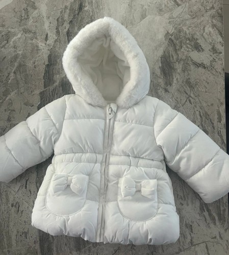 Giubotto bianco neonata 6 - bianco,