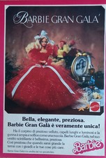 Pubblicità Advertising Werbung Italian Clipping 1989 BARBIE GRAN GALA' unica