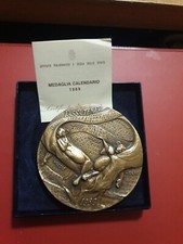 MEDAGLIA CALENDARIO 1989 I.P.Z.S. BRONZO GRANDE MODULO