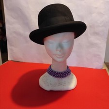 Cappello Borsalino Dep. Zeppegno - Nutria - Tg 4 Bowler Hat anni 1950