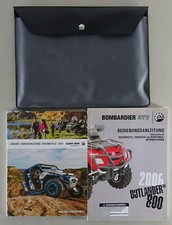 Cartella di bordo + manuale istruzioni Bombardier Outlander 800 Quad / ATV stato 2006