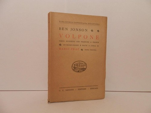 Volpone jonson sansoni - -,