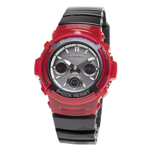 Casio shock awg m100srb - shock, 4a