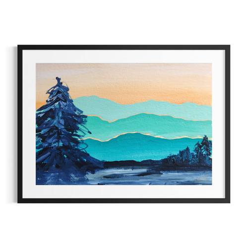 Original abstract landscape - abstract,