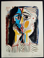 Pablo Picasso Litografia [COA originale firmata] numerata a matita limitata __