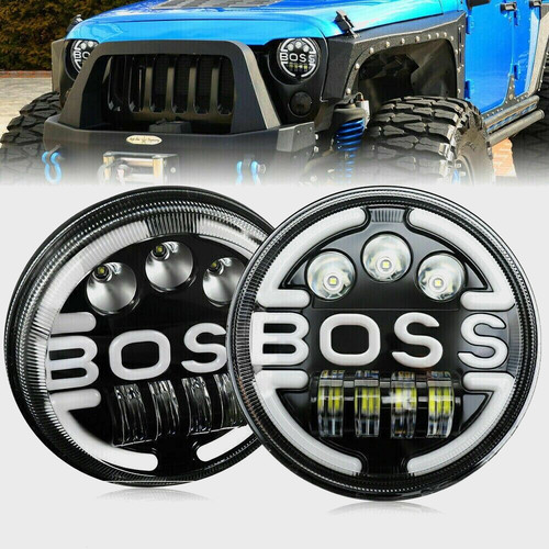 Coppia fari led boss - di, a